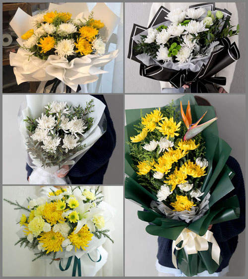 广东中山市横栏镇裕祥村白事花束代送
